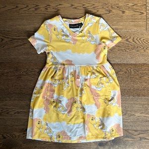 Mini Rodini Dress Unicorn Noodles (size 4-6)